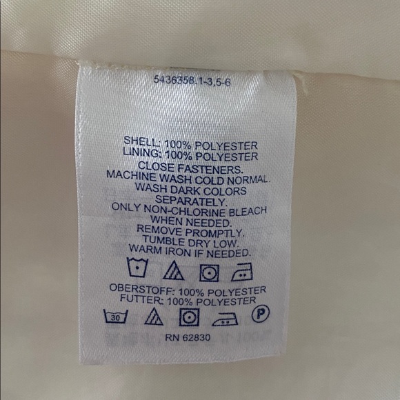 Women’s Lands’ End pink & orange floral trench coat trending fall 2025 - Picture 10 of 10